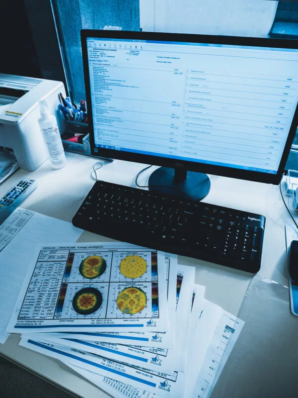 Wyniki badania dna oka – dokumentacja z wizyty w Optegra